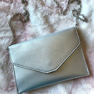 Silver Crossbody Bag